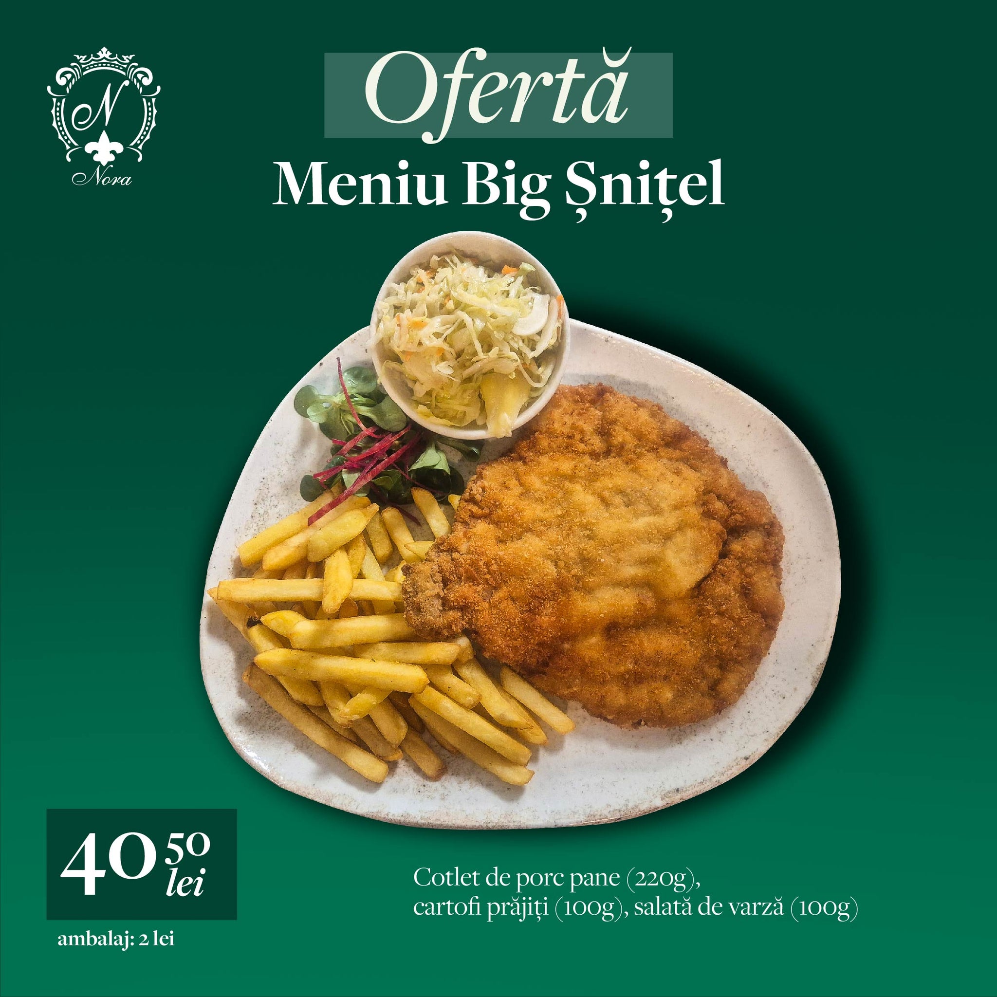 Ofertă Meniu Big Șnițel