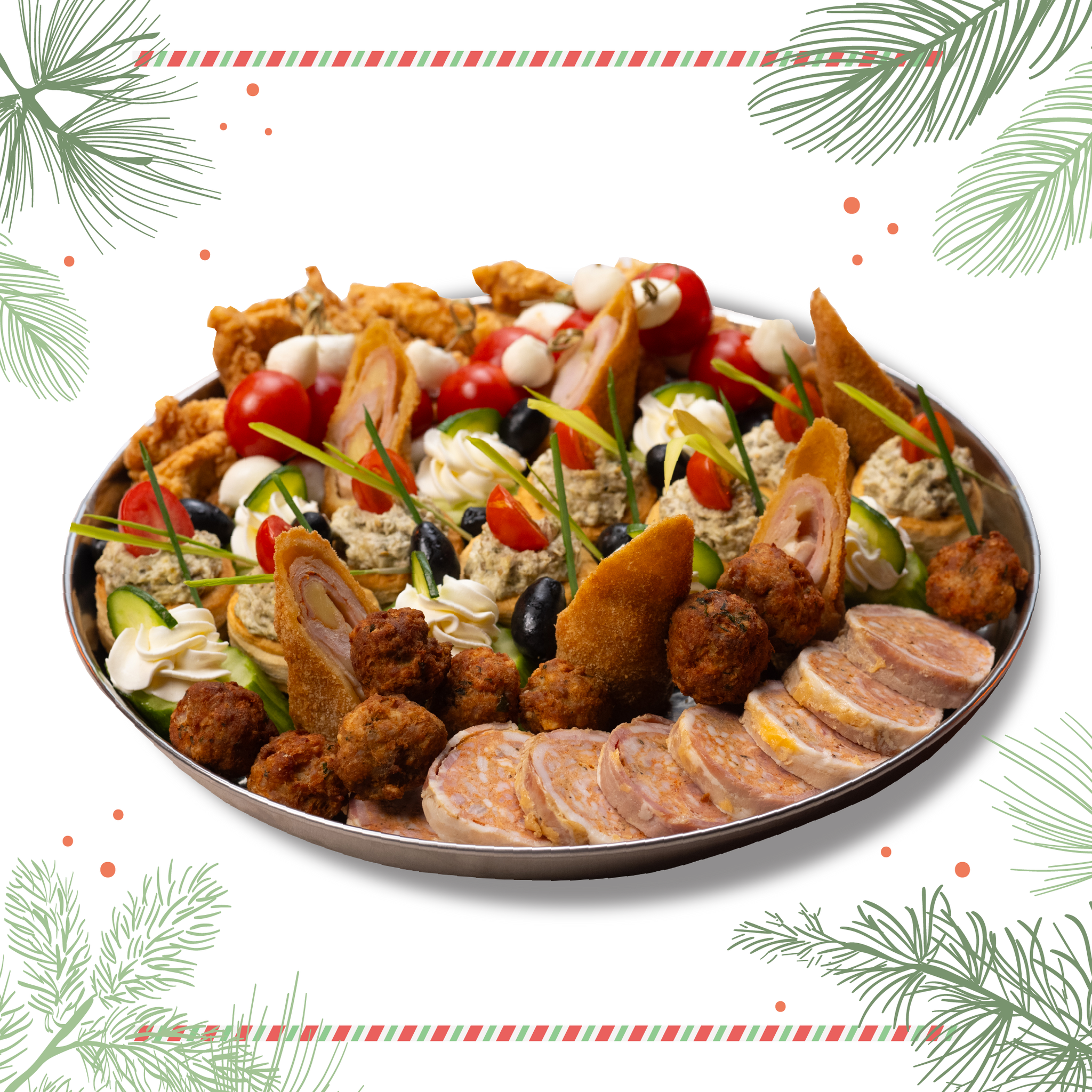 Platou Clasic Party 2kg 5(persoane)-   Doar cu precomanda de 24h