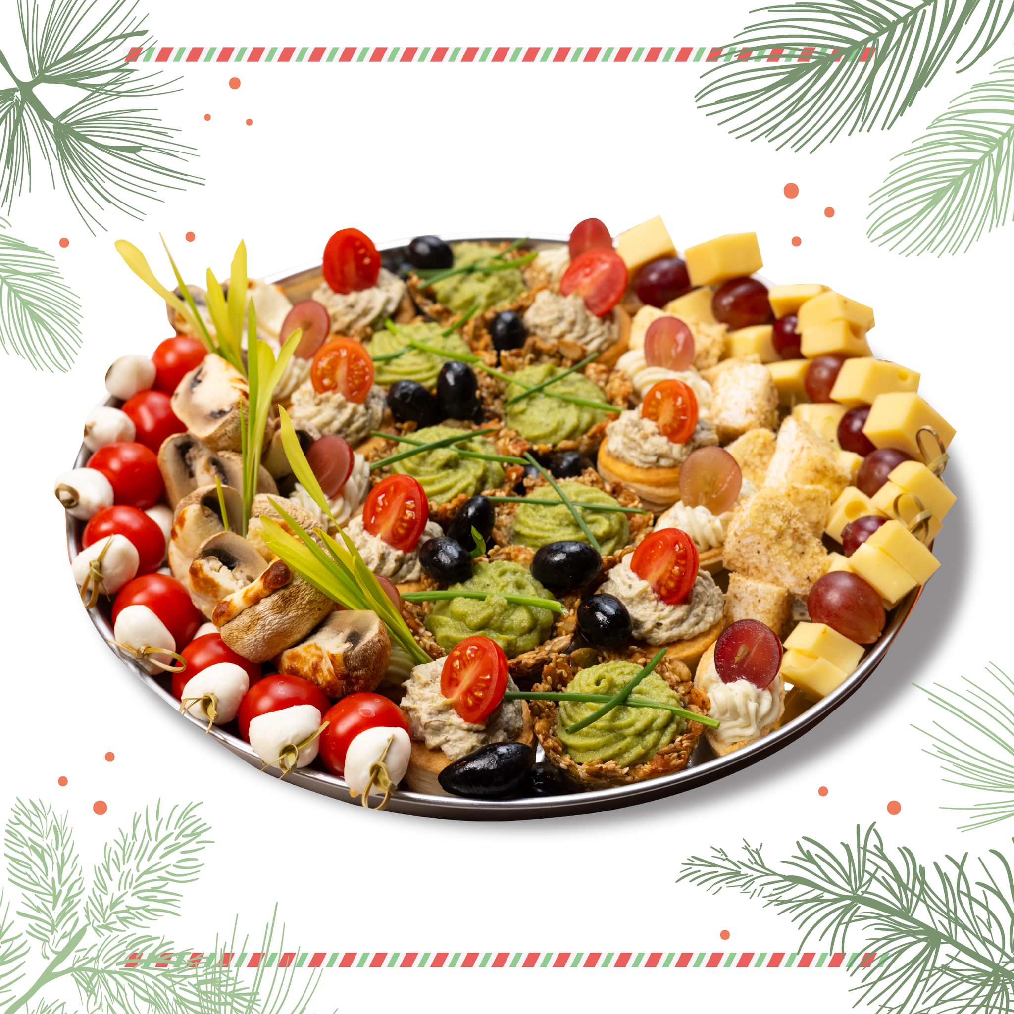 𝐏𝐥𝐚𝐭𝐨𝐮 𝐕𝐞𝐠𝐞𝐭𝐚𝐫𝐢𝐚𝐧 𝐏𝐚𝐫𝐭𝐲 - 𝟐𝐤𝐠 ( 5 persoane)- Doar cu precomanda de 24h