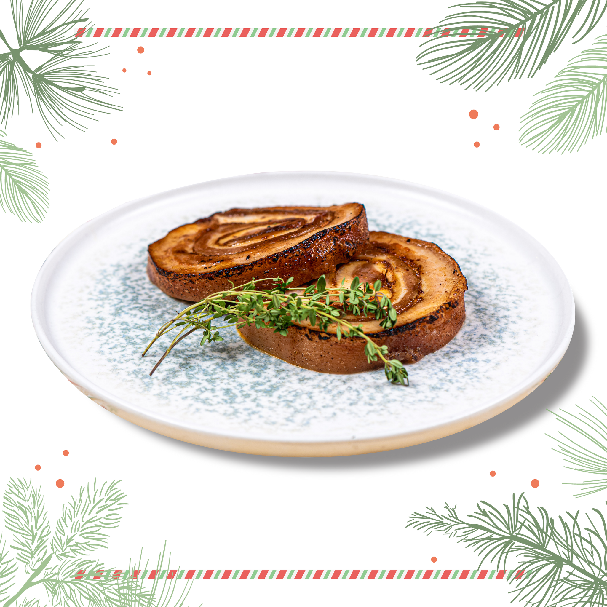 Rulada din purcel(Porcheta) 350g